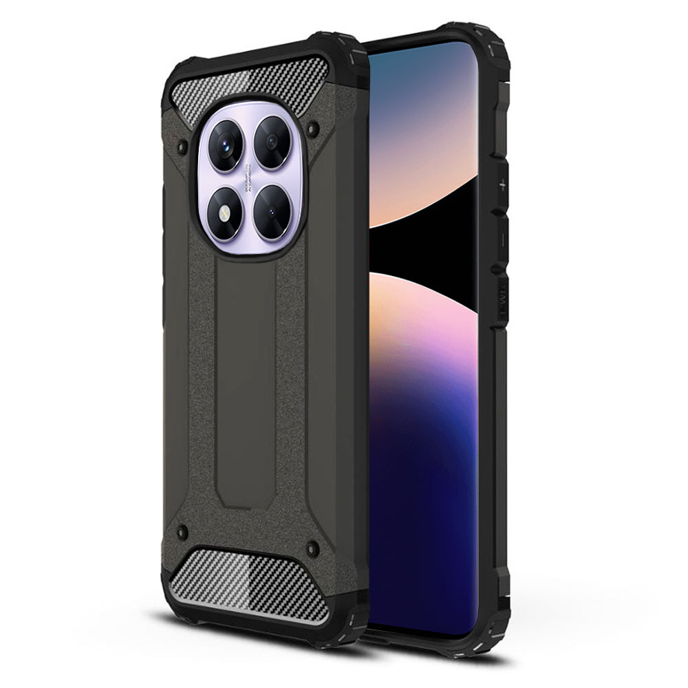 Case for Xiaomi Redmi Note 14 Pro 4G, Techsuit, Hybrid Armor, Black