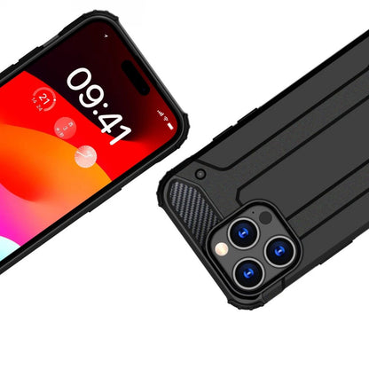 Case for Xiaomi Redmi Note 14 Pro 4G, Techsuit, Hybrid Armor, Black