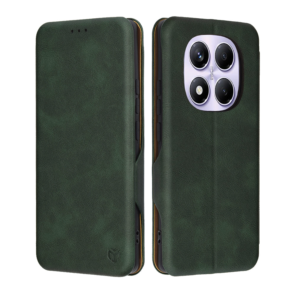 Case for Xiaomi Redmi Note 14 Pro 4G, Techsuit, Safe Wallet Plus, Green