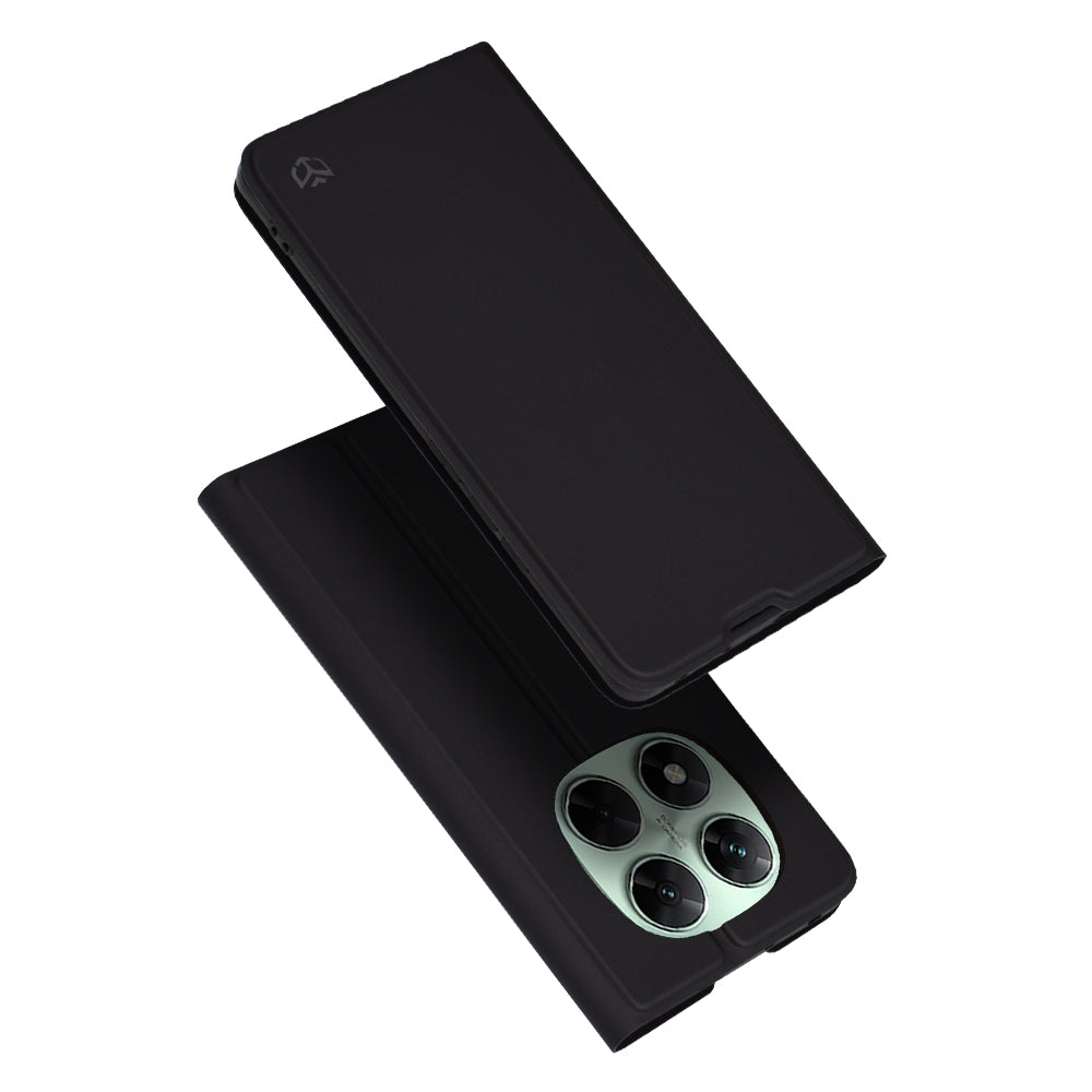 Case for Xiaomi Redmi Note 14 Pro+ 5G, Techsuit, Magskin Book, Black
