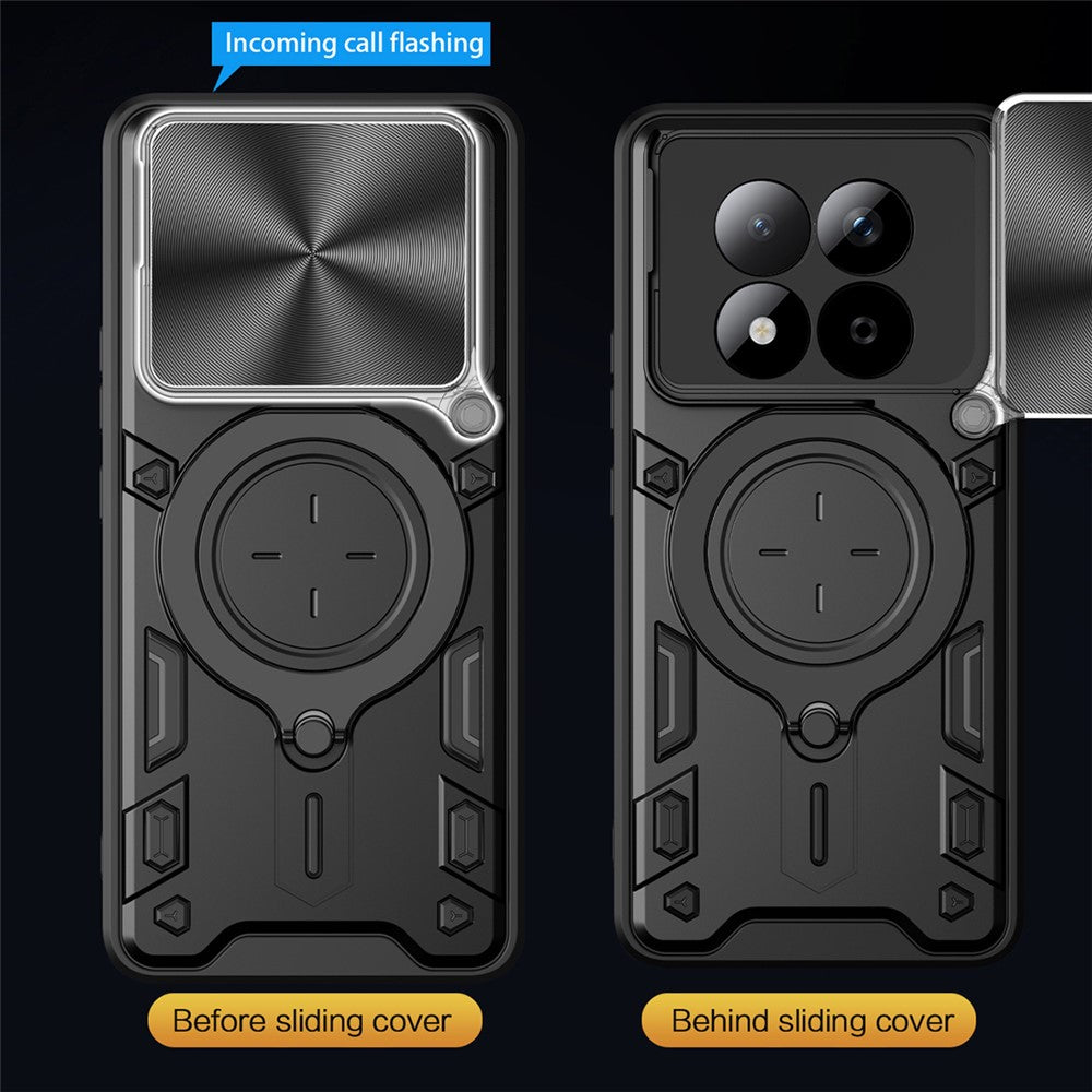 Case for Xiaomi Redmi Note 15 Pro 4G, Techsuit, CamGuard Pro, Black