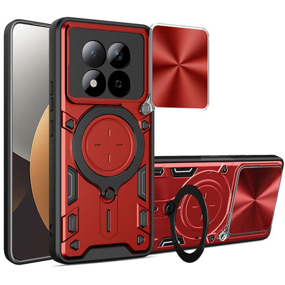 Case for Xiaomi Redmi Note 15 Pro 5G, Techsuit, CamGuard Pro, Red