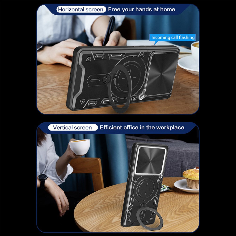 Case for Xiaomi Redmi Note 15 Pro 5G, Techsuit, CamGuard Pro, Rose Gold