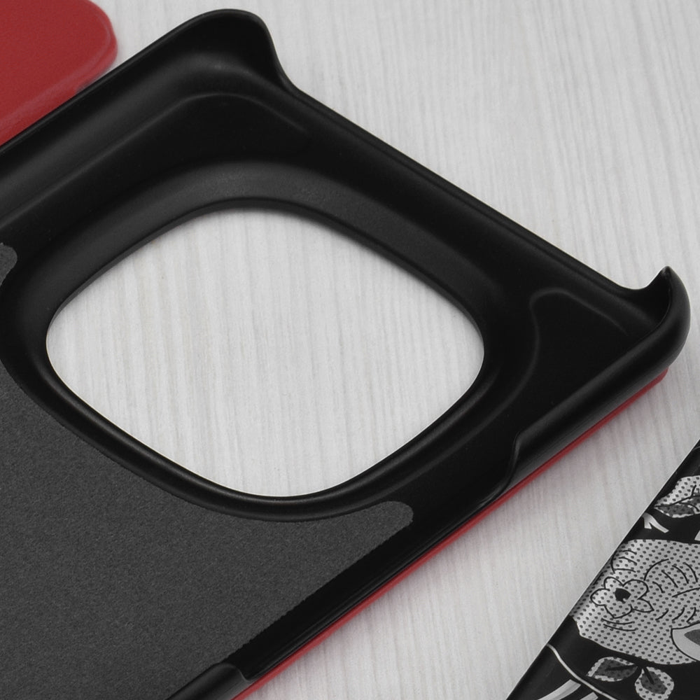 Case for Xiaomi Redmi Note 15 Pro 5G, Techsuit, eFold, Red