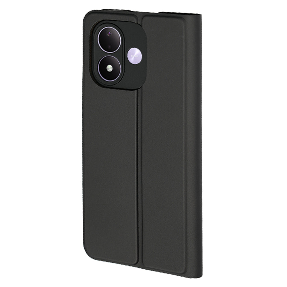 Case for Xiaomi Redmi Note 17 4G / Note 17 5G, Techsuit, Magskin Book, Black