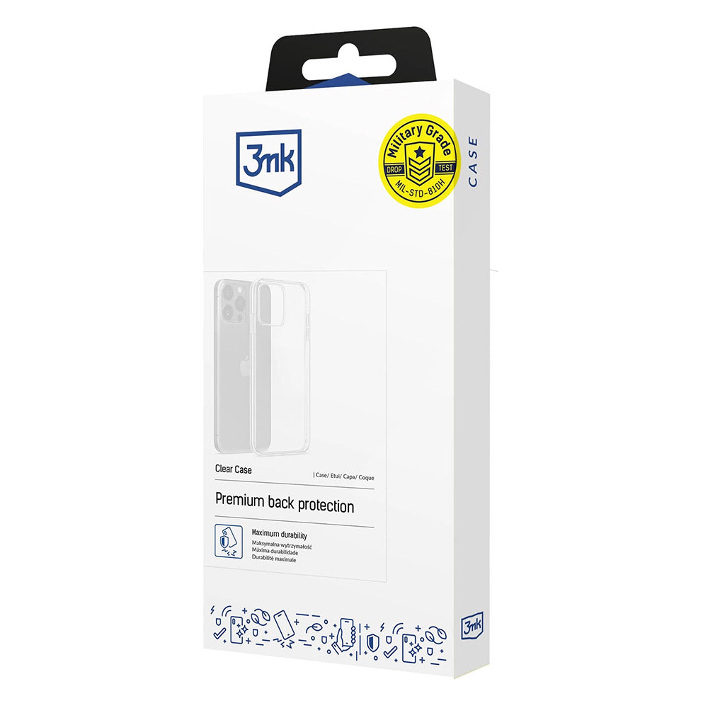 Case for Xiaomi Redmi Note 17 Pro, 3MK, Clear, Transparent