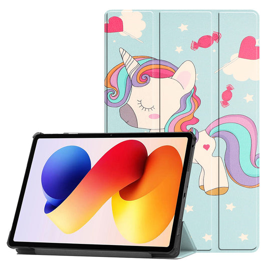 Case for Xiaomi Redmi Pad 2 Pro, Techsuit, FoldPro Unicorn, Multicolor