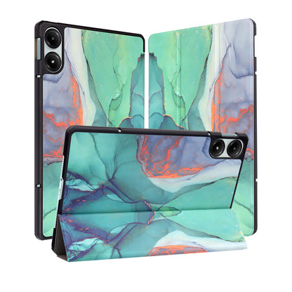 Case for Xiaomi Redmi Pad Pro / Pad / Pad Pro 5G, Techsuit, FoldPro Green Time, Multicolor