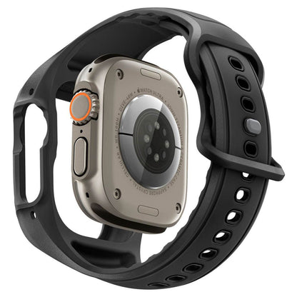 Spigen Liquid Air Pro Case with Screen Protector for Apple Watch Ultra Series, Matte Black ACS11416