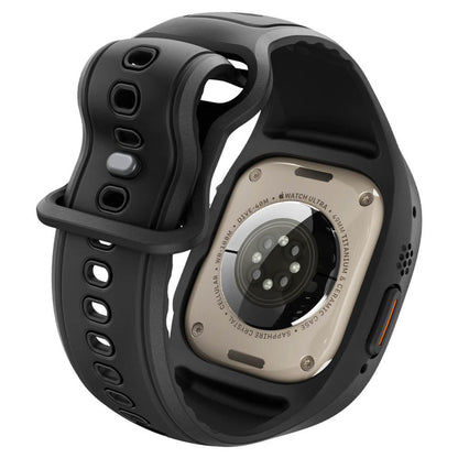 Spigen Liquid Air Pro Case with Screen Protector for Apple Watch Ultra Series, Matte Black ACS11416