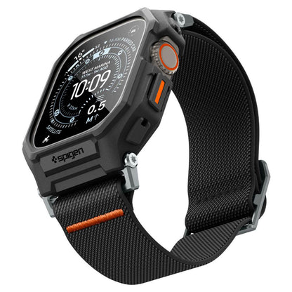 Spigen Lite Fit Pro Case with Screen Protector for Apple Watch Ultra Series, Matte Black ACS11415