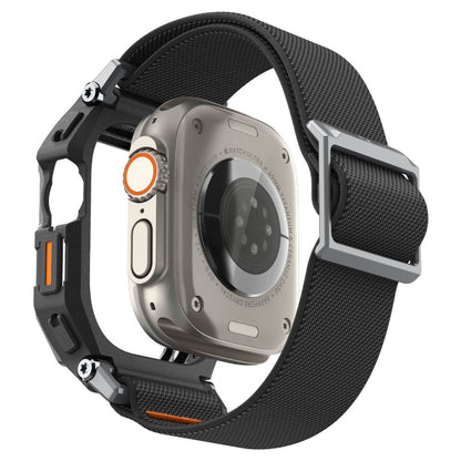Spigen Lite Fit Pro Case with Screen Protector for Apple Watch Ultra Series, Matte Black ACS11415