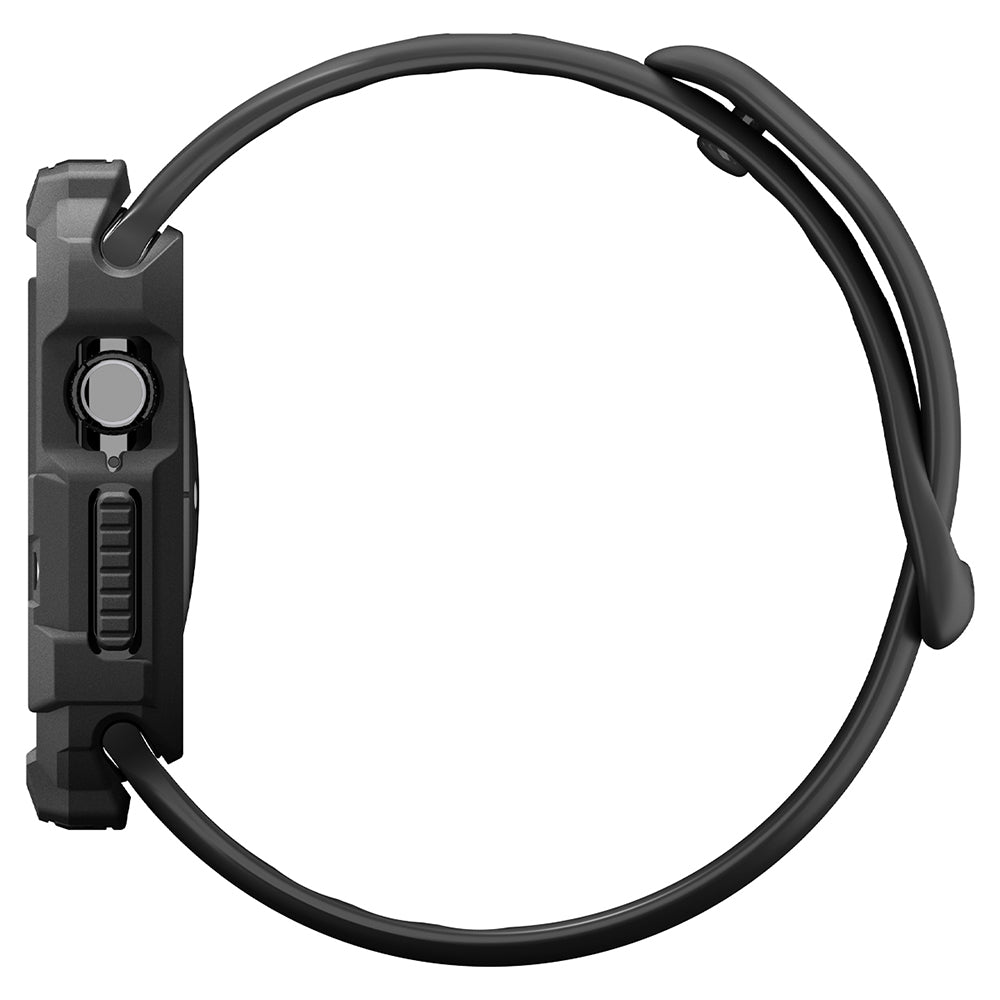 Spigen Rugged Armor Case for Apple Watch Series 12 46mm, Matte Black ACS11886
