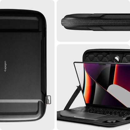 Spigen Rugged Armor Case for 13inch - 14inch Laptop, Black AFA04270