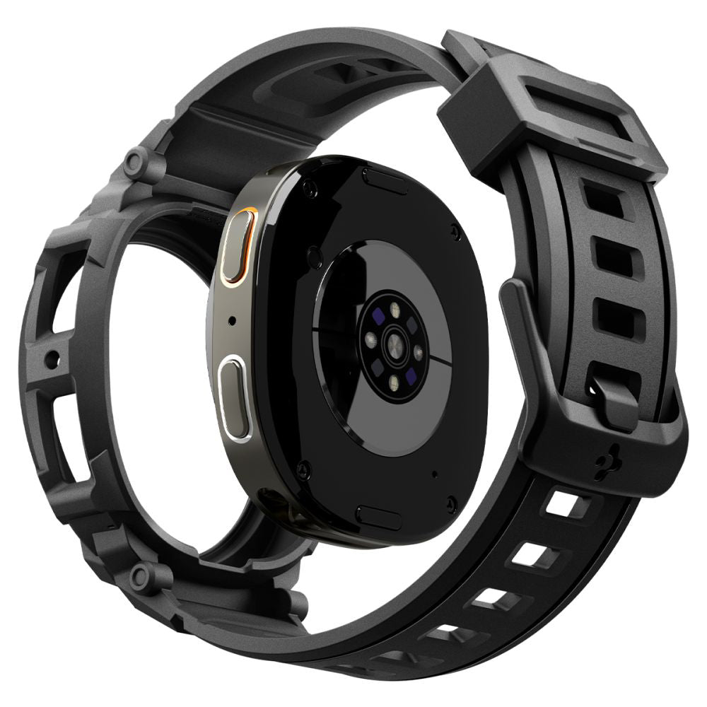 Spigen Rugged Armor Pro Case for Samsung Galaxy Watch8 44mm, Black ACS10007