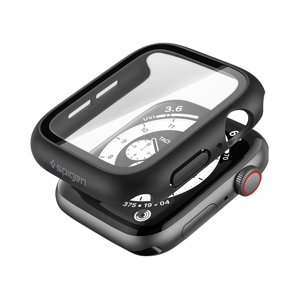 Spigen Thin Fit 360 Case for Apple Watch Series 44mm, Black ACS11592