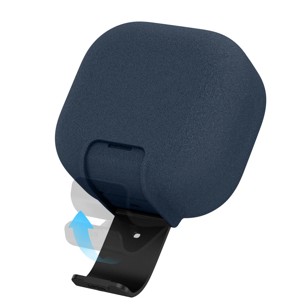 Tech-Protect Slim Hook Case for Samsung Galaxy Buds4 / Buds4 Pro, Navy Blue