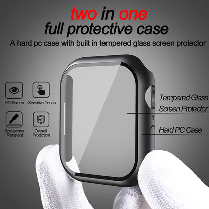 Techsuit Defense360 Pro Case for Apple Watch 7 45mm Series, Black