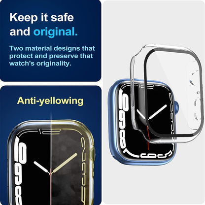 Techsuit Defense360 Pro Case for Apple Watch 7 45mm Series, Transparent