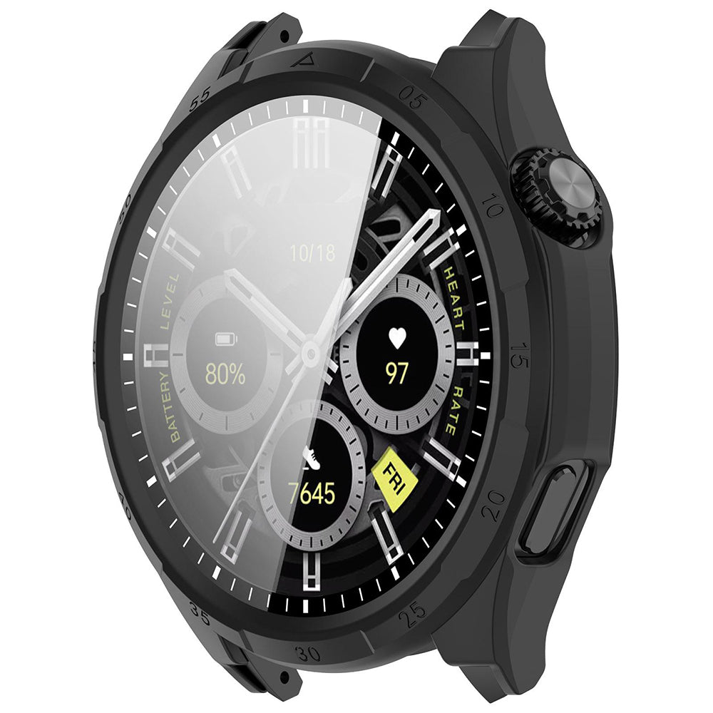 Techsuit Defense360 Pro Case for Honor Watch 6, Black