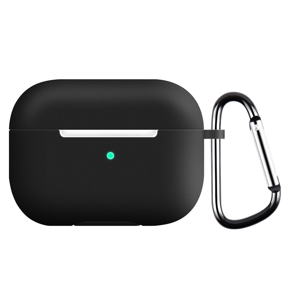 Techsuit Silicone Case for Apple AirPods Pro Series, Black