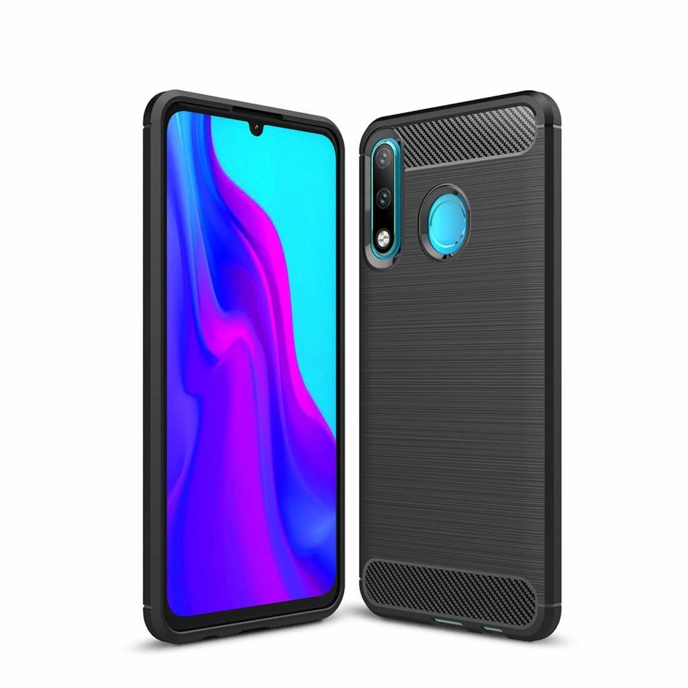 Case for Huawei P30 lite New Edition / P30 lite, OEM, Carbon, Black
