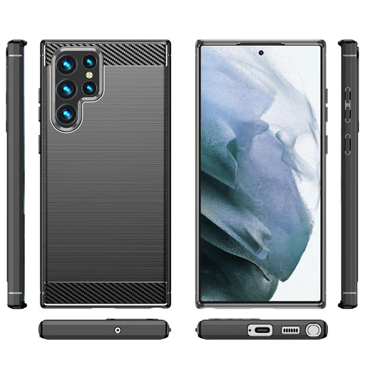 Case for Samsung Galaxy S23 Ultra S918, OEM, Carbon, Black