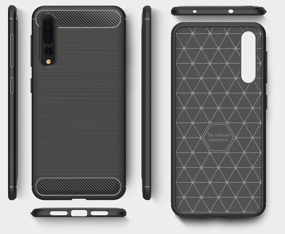 Case for Huawei P20 Pro, OEM, Carbon, Black