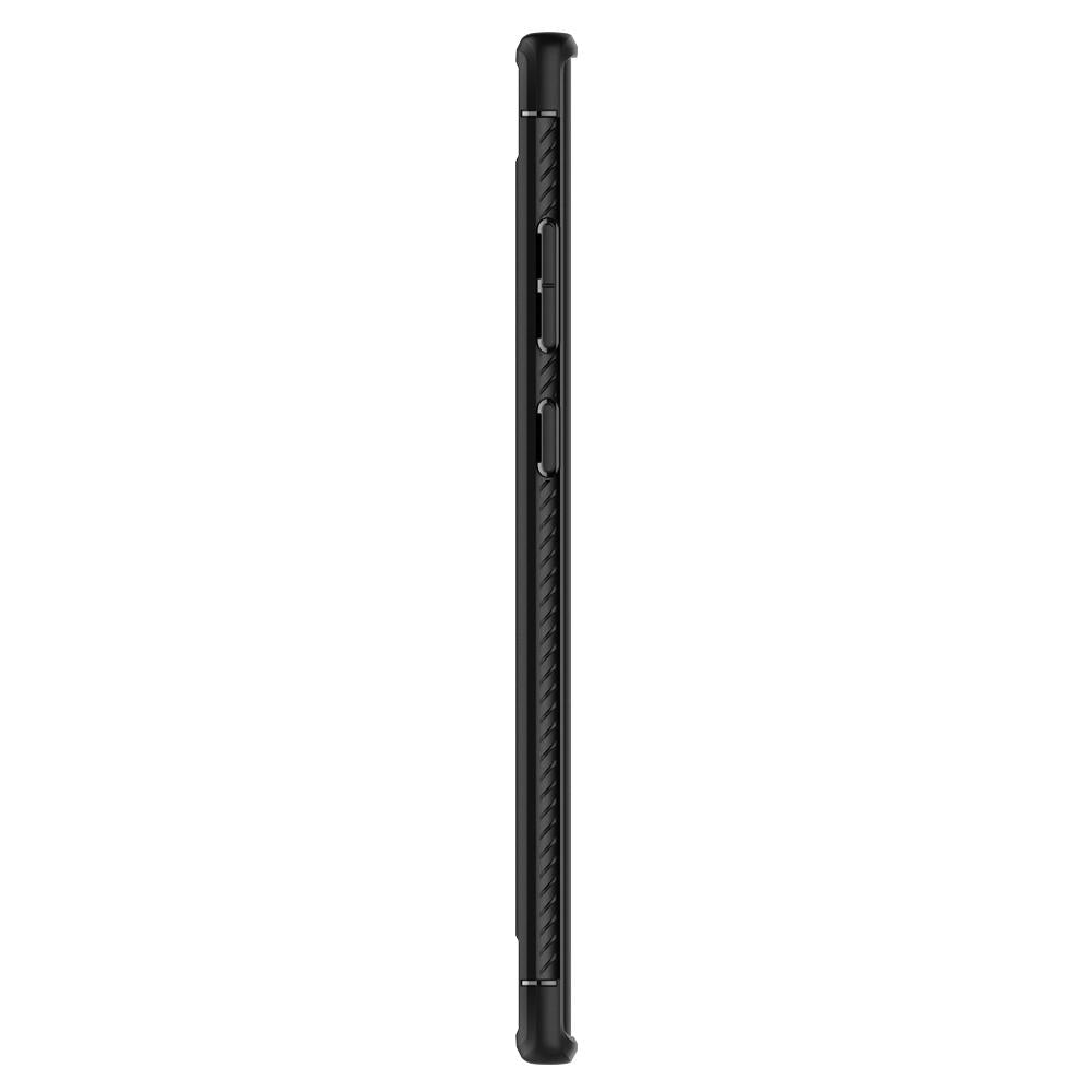 Pouch for Samsung Galaxy Note 10+ 5G N976 / Note 10+ N975, Spigen, Rugged Armor, Black 627CS27331