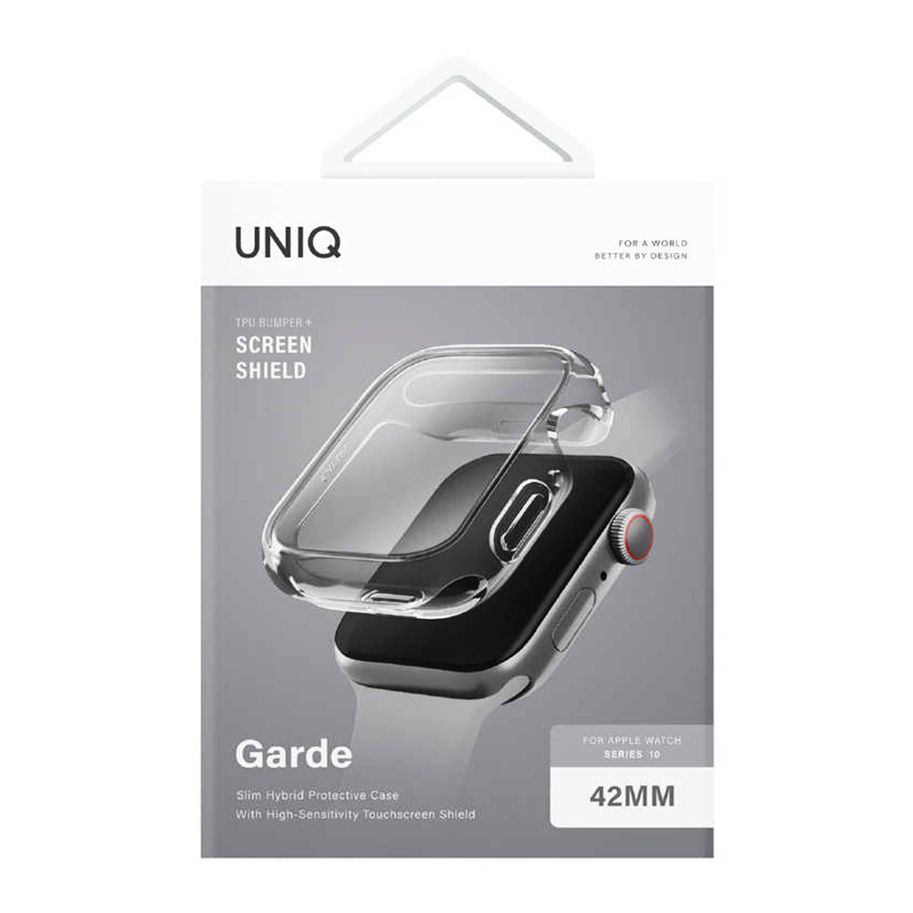 UNIQ Garde Case for Apple Watch Series 11 42mm, Transparent