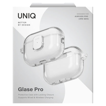 UNIQ Glase Pro Case for Apple AirPods Pro 3, Transparent