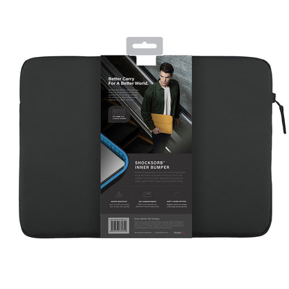 UNIQ Vienna Case for Laptop up to 16inch, Black