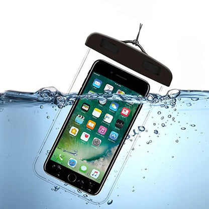 Universal Waterproof Case for Phone max. 6.5inch, Techsuit, Black