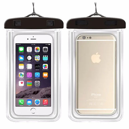 Universal Waterproof Case for Phone max. 6.5inch, Techsuit, Black