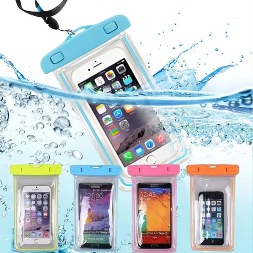Universal Waterproof Case for Phone max. 6.5inch, Techsuit, Black