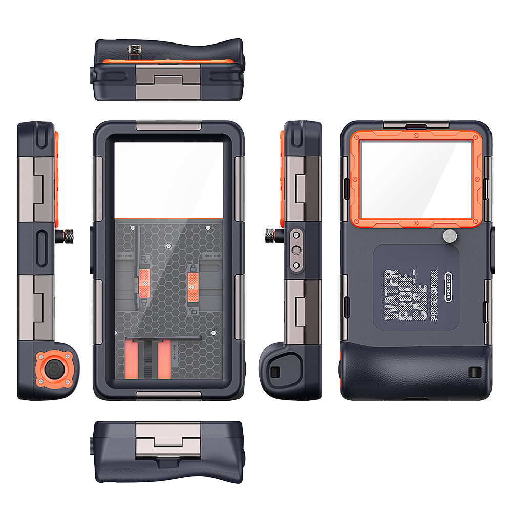 Universal Waterproof Case for Phone max. 6.8inch, ShellBox, Black