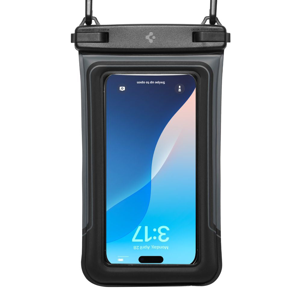 Universal Waterproof Case for Phone max. 6.9inch, Spigen, A611P, Set of 2 pieces, Matte Black ACS09348