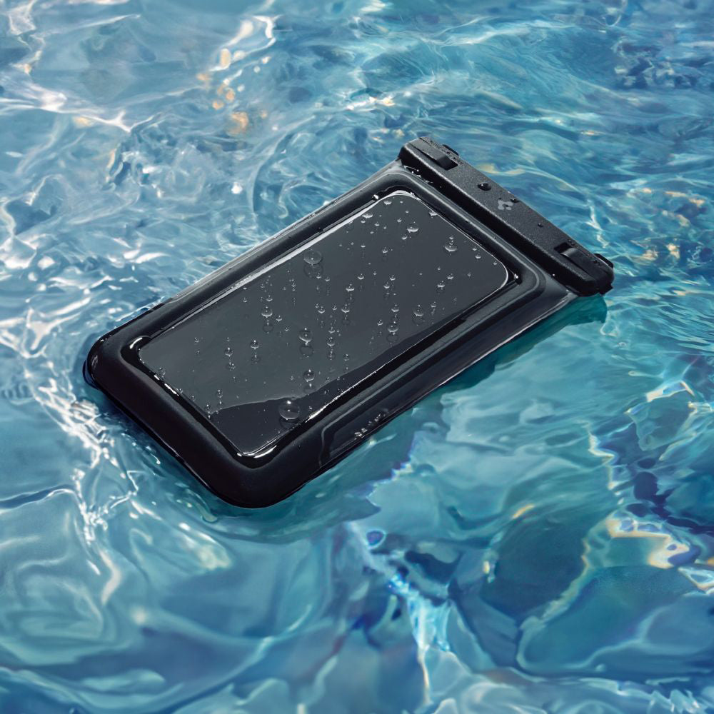 Universal Waterproof Case for Phone max. 6.9inch, Spigen, A611P, Set of 2 pieces, Matte Black ACS09348