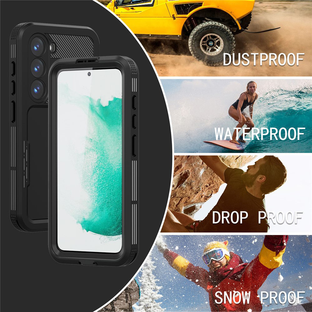 Waterproof Case for Samsung Galaxy S26 Plus S947, ShellBox, Black