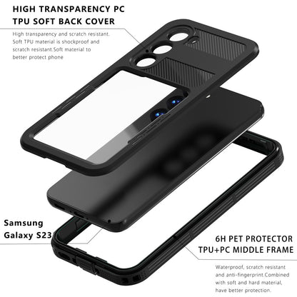 Waterproof Case for Samsung Galaxy S26 Plus S947, ShellBox, Black