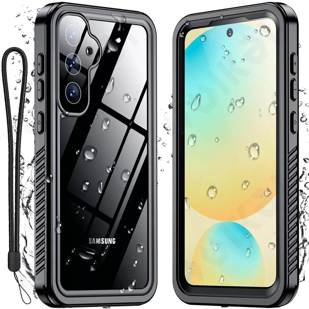 Waterproof Case for Samsung Galaxy S25+ S936, ShellBox, Black