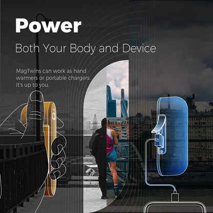 Ocoopa UT2s Hand Warmer, Blue