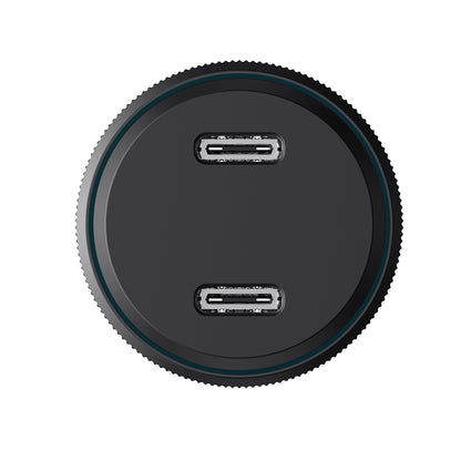 HAVIT CC2014 Car Charger, 30W, 3A, 2 x USB-C, Black