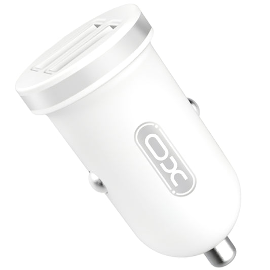 XO Design CC-18 Car Charger, 10.5W, 2.1A, 2 x USB-A, White