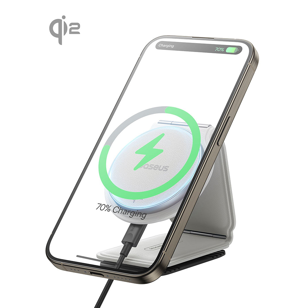 Baseus PrimeTrip C02 Wireless Car Charger, 15W, 1.67A, Silver C40169003211-00