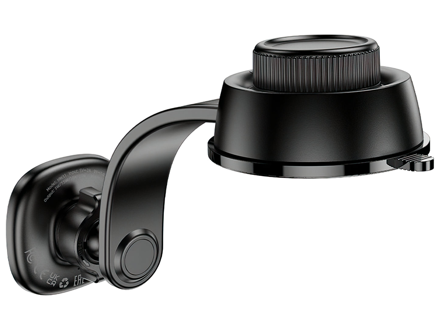 HOCO HW31 Wireless Car Charger, 15W, 1.67A, Black