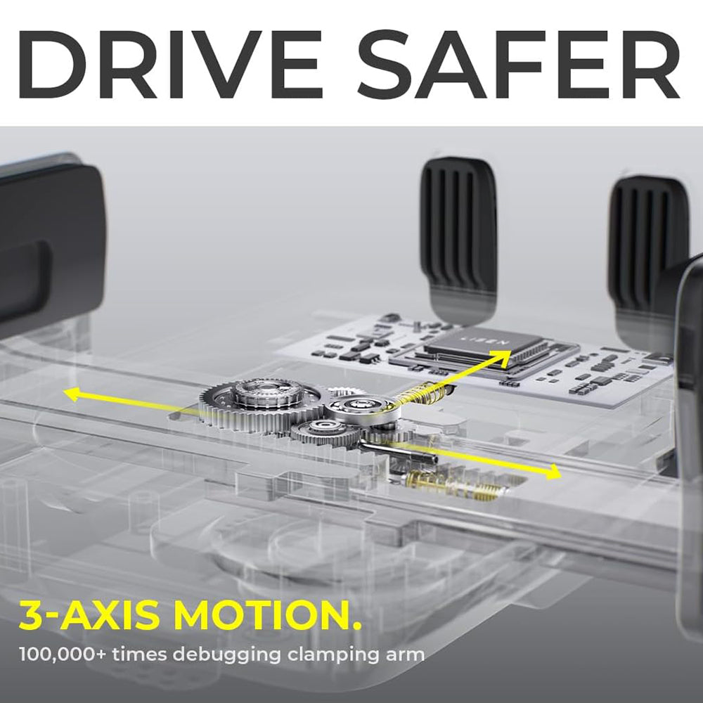 Lisen W605 Wireless Car Charger, 15W, 1.67A, Black YL0225030014