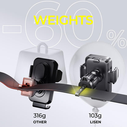 Lisen W605 Wireless Car Charger, 15W, 1.67A, Black YL0225030014