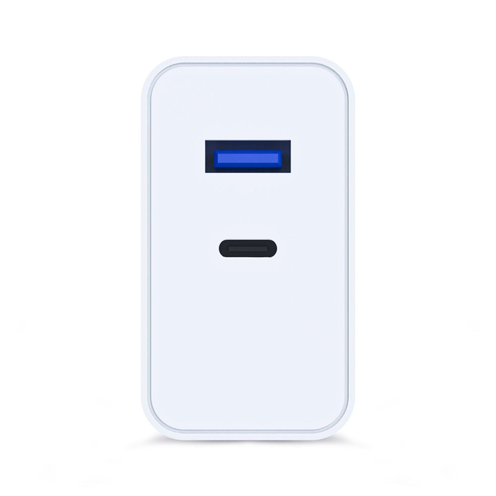 3MK FlowPower Network Charger, 45W, 1 x USB-A - 1 x USB-C, White