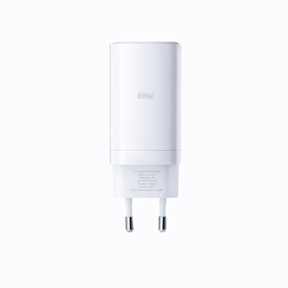 Allity Network Charger. ATC-01-65WACC Fast, 65W, 3.25A, 1 x USB-A - 2 x USB-C, White